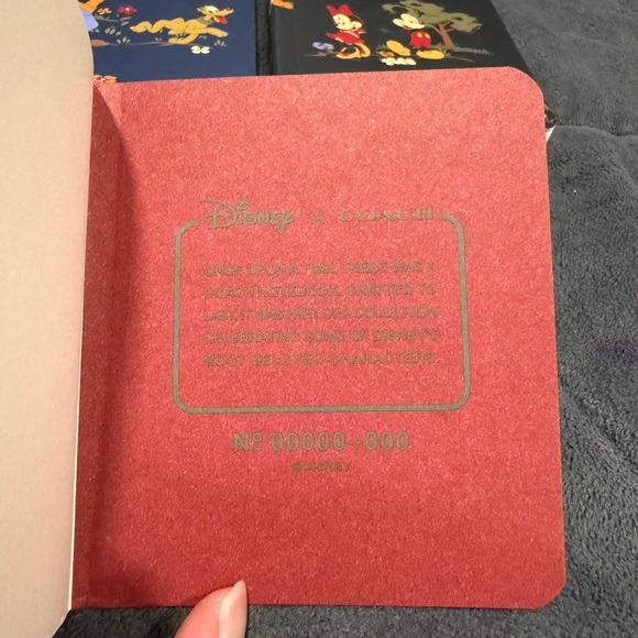 Disney X Coach Mini Notebook Set - Picture 4 of 7